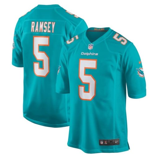 Jalen Ramsey Miami Dolphins Nike Team Color Game Jersey – Aqua