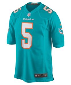 Alternative view of Jalen Ramsey Miami Dolphins Nike Team Color Game Jersey – Aqua
