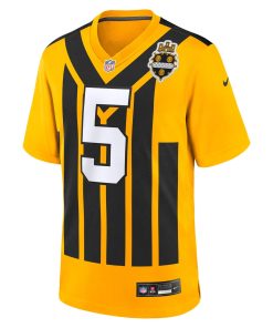 Alternative view of Jalen Ramsey Pittsburgh Steelers Nike Alternate 1933 Throwback Game Jersey – Gold