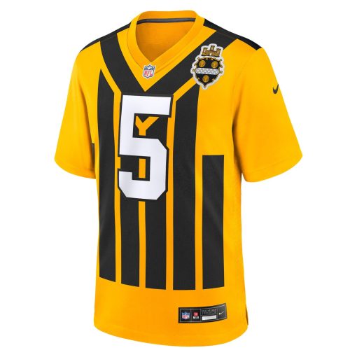 Jalen Ramsey Pittsburgh Steelers Nike Alternate 1933 Throwback Game Jersey – Gold - Image 2
