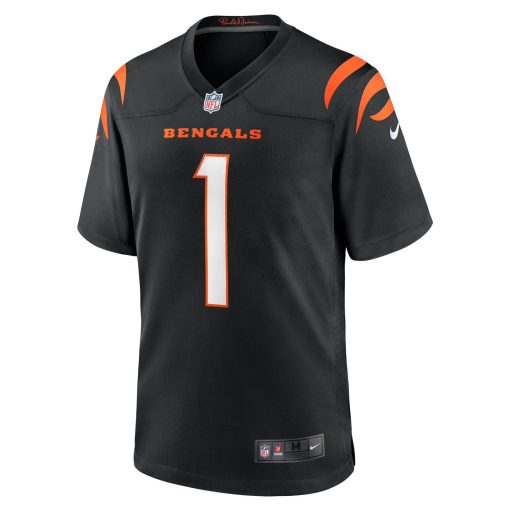 Ja’Marr Chase Cincinnati Bengals Nike Game Jersey – Black - Image 2