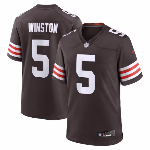 Jameis Winston Cleveland Browns Nike Team Game Jersey – Brown