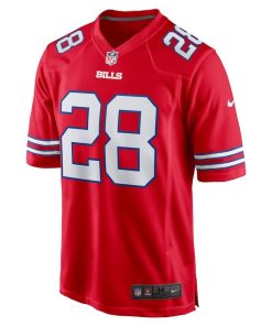 Alternative view of James Cook Buffalo Bills Nike Alternate Game Jersey – Red