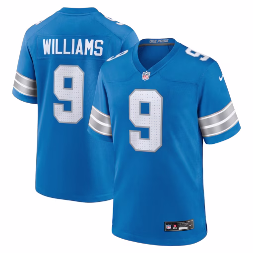 Jameson Williams Detroit Lions Nike Game Jersey – Blue