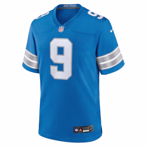 Jameson Williams Detroit Lions Nike Game Jersey – Blue - Image 2
