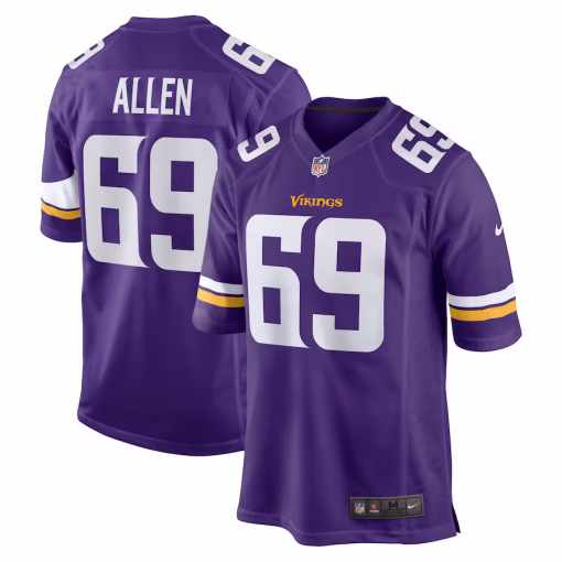 Jared Allen Minnesota Vikings Nike Retired Player Game Jersey – Purple