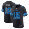 Jared Goff Detroit Lions Nike 2nd Alternate Game Jersey – Black