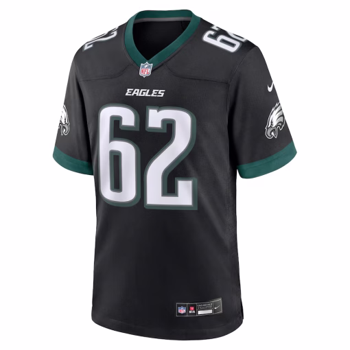 Jason Kelce Philadelphia Eagles Nike Alternate Game Jersey – Black - Image 2
