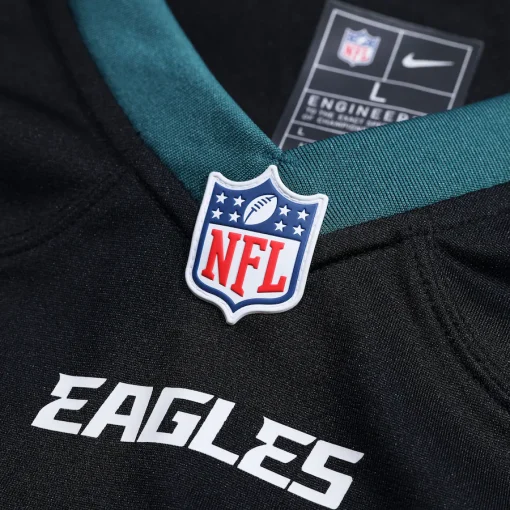 Jason Kelce Philadelphia Eagles Nike Alternate Game Jersey – Black - Image 4