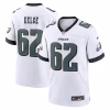 Men’s Philadelphia Eagles Jason Kelce Nike White White Game Jersey
