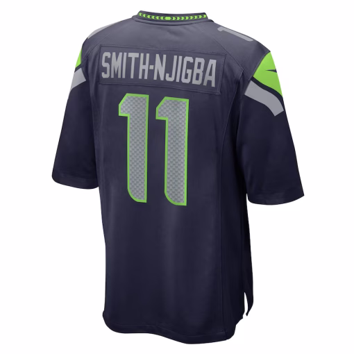 Jaxon Smith-Njigba Seattle Seahawks Nike Game Jersey – College Navy - Image 3