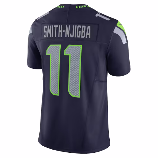 Jaxon Smith-Njigba Seattle Seahawks Nike Vapor F.U.S.E. Limited Jersey – Navy - Image 3