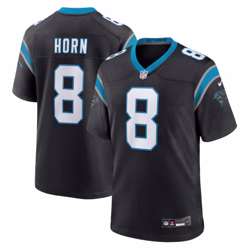Jaycee Horn Carolina Panthers Nike Game Jersey – Black