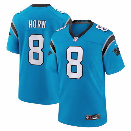Jaycee Horn Carolina Panthers Nike Alternate Game Jersey – Blue