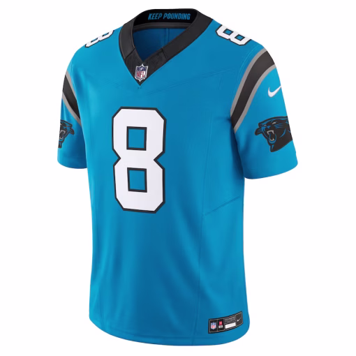 Jaycee Horn Carolina Panthers Nike Vapor F.U.S.E. Limited Jersey – Blue - Image 2