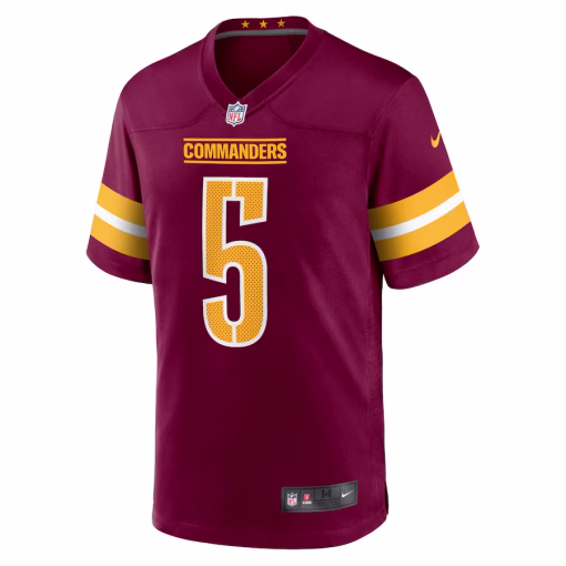 Jayden Daniels Washington Commanders Nike Player Game Jersey – Burgundy - Image 3