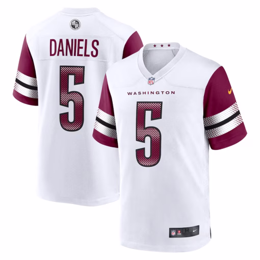 Jayden Daniels Washington Commanders Nike Player Game Jersey – White