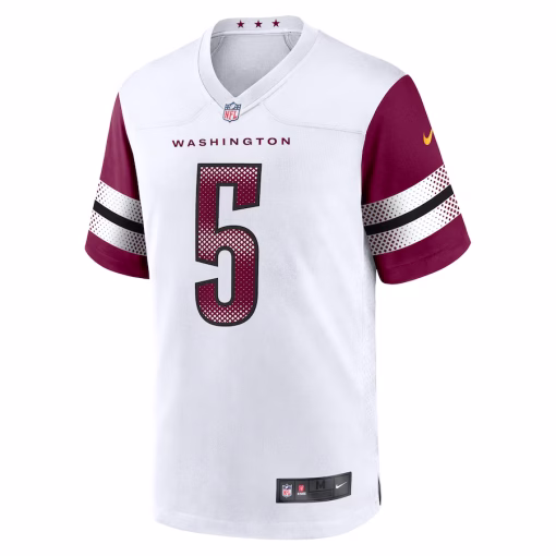 Jayden Daniels Washington Commanders Nike Player Game Jersey – White - Image 3