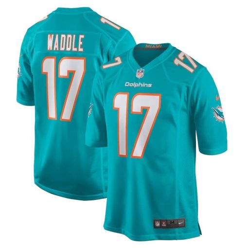 Jaylen Waddle Miami Dolphins Nike Game Player Jersey – Aqua