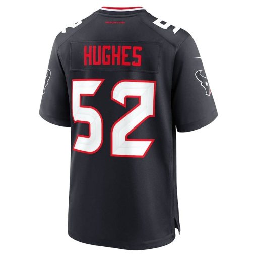 Jerry Hughes Houston Texans Nike Team Game Jersey – Navy - Image 3