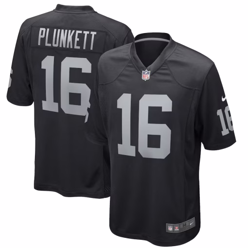 Jim Plunkett Las Vegas Raiders Nike Game Retired Player Jersey – Black