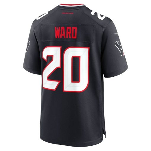 Jimmie Ward Houston Texans Nike Team Game Jersey – Navy - Image 3