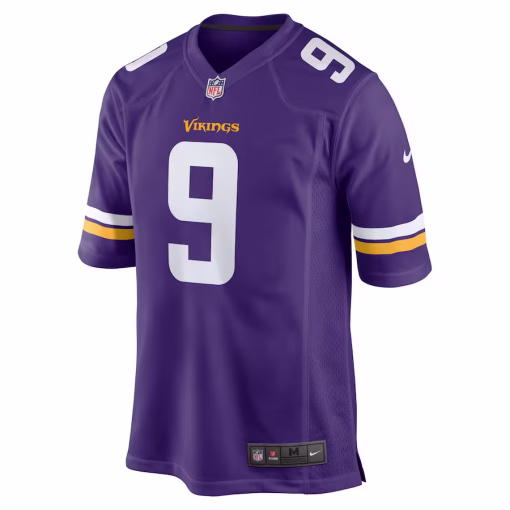 J.J. McCarthy Minnesota Vikings Nike Player Game Jersey – Purple - Image 2