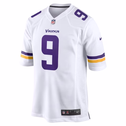 J.J. McCarthy Minnesota Vikings Nike Game Jersey – White - Image 2