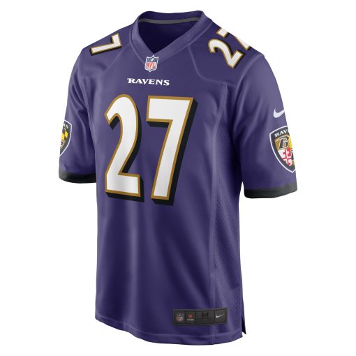 J.K. Dobbins Baltimore Ravens Nike Game Team Jersey – Purple - Image 2