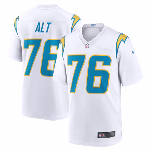 Joe Alt Los Angeles Chargers Nike Player Game Jersey – White