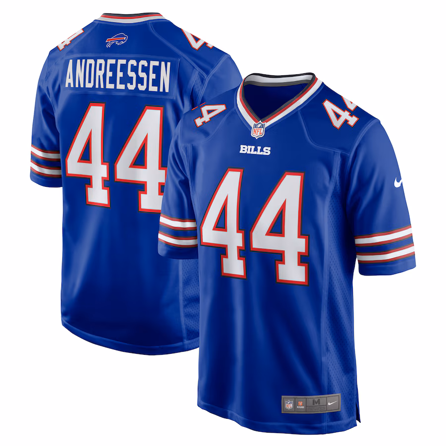 Joe Andreessen Buffalo Bills Nike Game Jersey – Royal