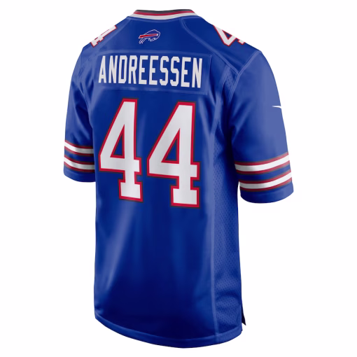 Joe Andreessen Buffalo Bills Nike Game Jersey – Royal - Image 3