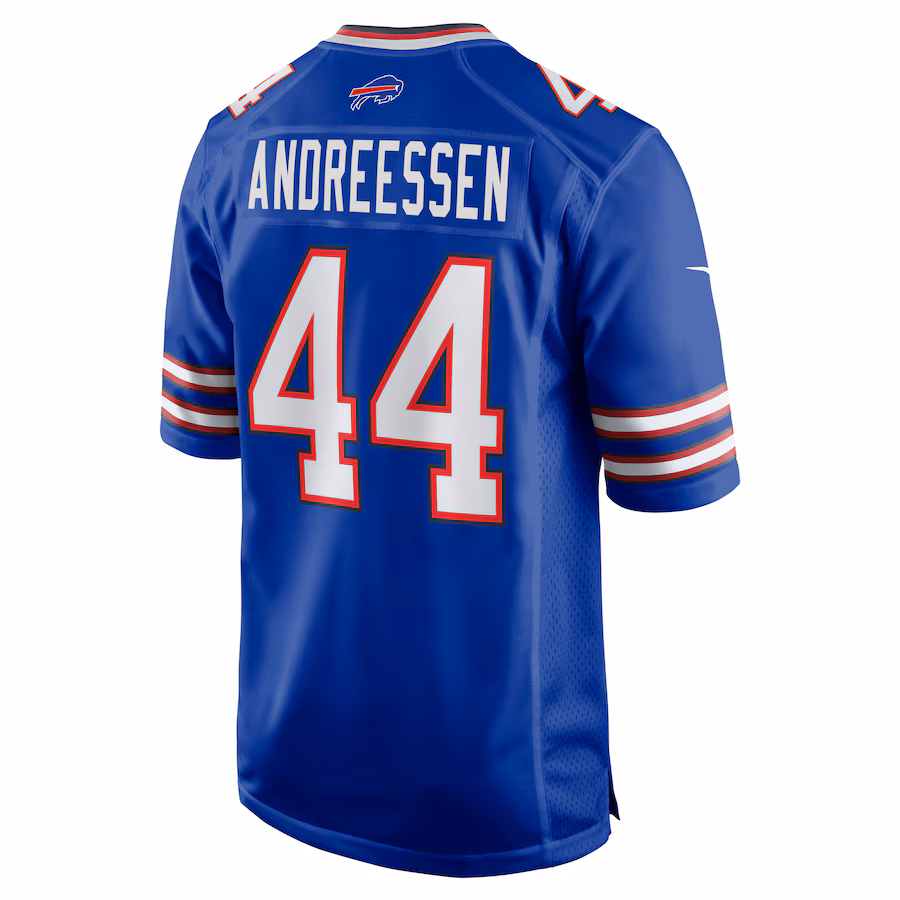 Joe Andreessen Buffalo Bills Nike Game Jersey – Royal - Image 3