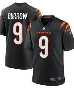 Joe Burrow Cincinnati Bengals Nike Player Game Jersey – Black