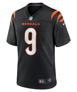Alternative view of Joe Burrow Cincinnati Bengals Nike Player Game Jersey – Black