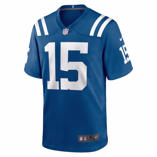 Joe Flacco Indianapolis Colts Nike Game Jersey – Royal - Image 2
