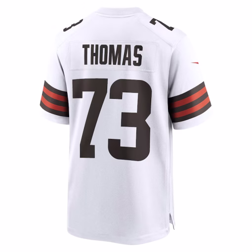 Joe Thomas Cleveland Browns Nike Retired Game Player Jersey – White - Image 3