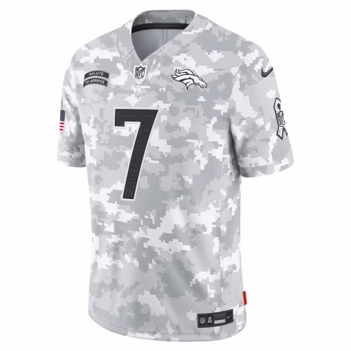 John Elway Denver Broncos Nike 2024 Salute to Service Retired Player Limited Jersey – Arctic Camo - Image 2
