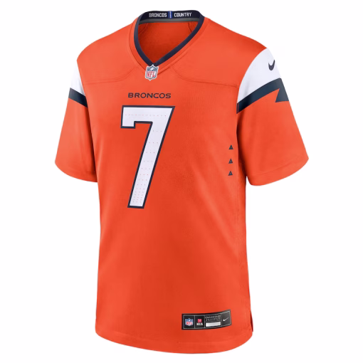 John Elway Denver Broncos Nike Mile High Collection Retired Player Game Jersey – Orange - Image 2