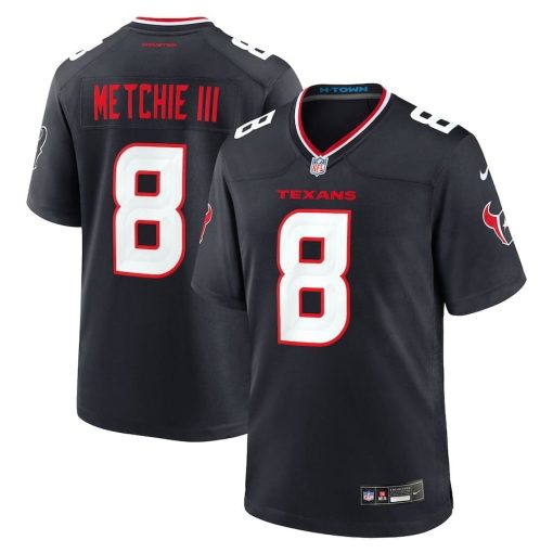 John Metchie III Houston Texans Nike Team Game Jersey – Navy