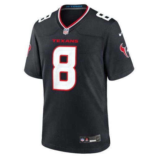 John Metchie III Houston Texans Nike Team Game Jersey – Navy - Image 2