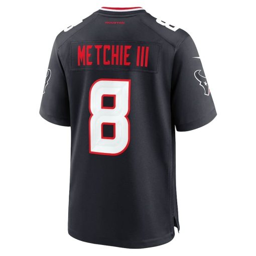 John Metchie III Houston Texans Nike Team Game Jersey – Navy - Image 3