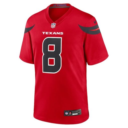 John Metchie III Houston Texans Nike Alternate Game Jersey – Red - Image 2