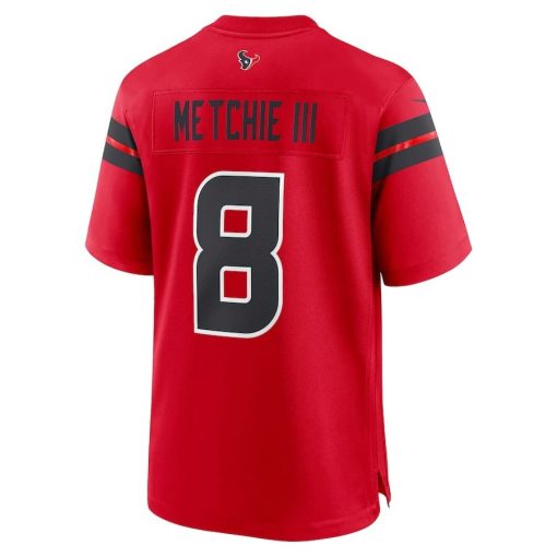 John Metchie III Houston Texans Nike Alternate Game Jersey – Red - Image 3
