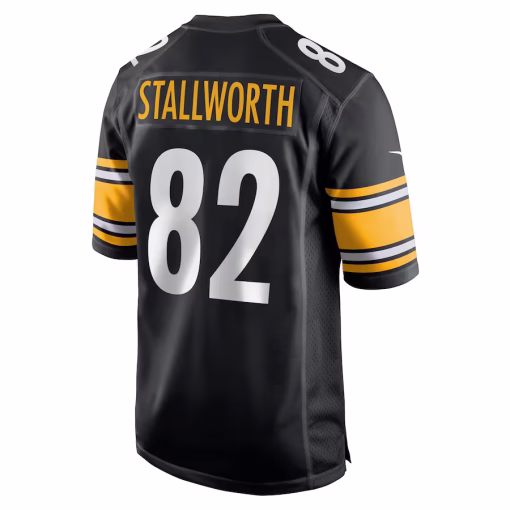 Men’s Pittsburgh Steelers John Stallworth Nike Black Retired Player Jersey - Image 3
