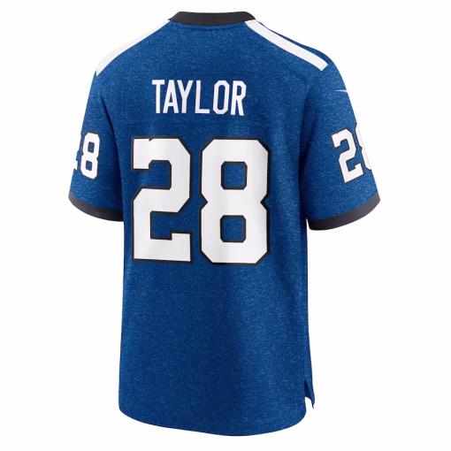Jonathan Taylor Indianapolis Colts Nike Indiana Nights Alternate Game Jersey – Royal - Image 2