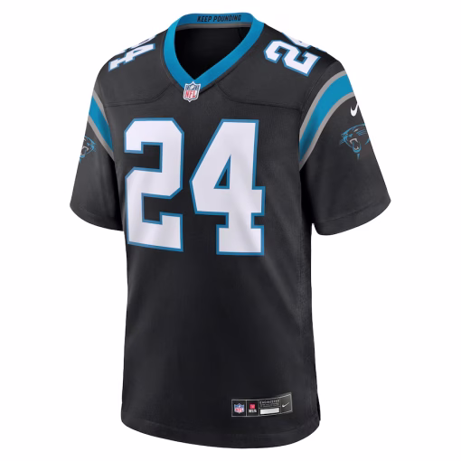 Jonathon Brooks Carolina Panthers Nike Game Jersey – Black - Image 2