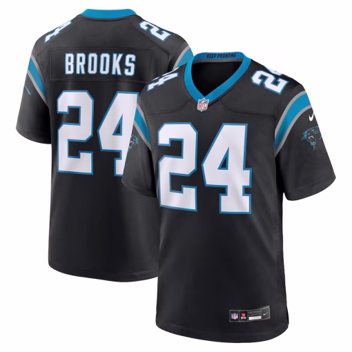 Jonathon Brooks Carolina Panthers Nike Game Jersey – Black
