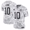 Men’s Green Bay Packers Jordan Love Nike Arctic Camo 2024 Salute to Service Limited Jersey