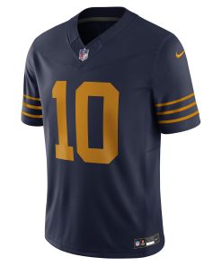 Alternative view of Jordan Love Green Bay Packers Nike The 1923 Classic Vapor F.U.S.E. Limited Jersey – Navy